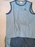 左西男童夏装套装2025儿童夏季速干篮球服运动背心两件套 蓝灰色 130 实拍图