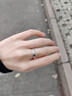 范琦（Fanci）蝶恋情侣戒指银饰开口对戒银饰男女尾戒生日圣诞节礼物送女友 开口款一对【次日达】 实拍图