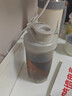 贝瑟斯摇摇杯运动健身水杯蛋白粉搅拌杯奶昔杯子代餐杯瑶瑶杯680ML黑色 实拍图