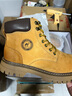 骆驼（CAMEL）王俊凯同款马丁靴高帮秋户外工装大黄靴男 GE122W7757T 金黄 41 实拍图