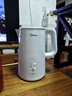 美的（Midea）电热水壶烧水壶自动断电长效保温一体恒温壶食品304不锈钢 1500W快速加热1.5升 SH15X301 实拍图