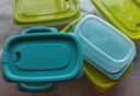 茶花（CHAHUA）冰箱保鲜盒 出游野餐盒饭盒便当盒水果盒饭菜储物盒6件套 实拍图