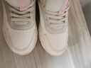 361° 跑鞋运动鞋秋冬男女童(3-12岁)革面防风跑鞋 淡粉紫 37  实拍图