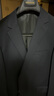雅戈尔（YOUNGOR）西服男士050款上衣秋冬青年男套西上衣羊毛面料经典西服 藏青 2XL 185/104A 实拍图