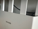 Tenda腾达路由器【千兆WiFi6+穿墙王】无线AX3000信号增强家用放大器Mesh国家补贴金榜一名云霄白立式 实拍图
