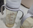贝亲（Pigeon）自然离乳 PPSU重力球吸管双把手奶瓶 330mL 12月+ AA253 实拍图