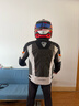NERVE涅夫冬季骑行服摩托车透气防摔保暖机车服网眼夏季骑士装备赤道 【升级款】黑灰橘上衣(冬季款) XL 适合身高177-182 体重75-85KG 实拍图