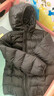 雪中飞童装儿童轻薄羽绒服男童新款中大童女童薄款外套冬 黑色 120 实拍图
