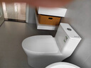 九牧（JOMOO）11396-2-1/31KB-1抗菌一级水效坐便器暴风虹吸式节水马桶305坑距 实拍图