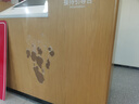 晴画 木纹贴纸橱柜门贴膜防水墙纸自粘家具翻新贴纸 黄橡木60*300cm 实拍图