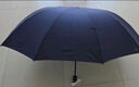 天堂 加大雨伞三折 加大加固三人大伞晴雨伞全钢十骨大伞 黛蓝色 实拍图