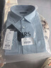 杉杉长袖衬衫男格子休闲衬衣中年商务正装免烫 TCT4299(长袖款) 43  实拍图
