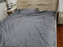 La Torretta100支长绒棉床上四件套100%纯棉 四季高档被套床单1.8/2.0米床 灰 实拍图