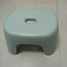 椅子奶油风家用小凳子加厚塑料凳可叠放耐用儿童凳学生寝室矮凳 天蓝色1个 实拍图
