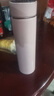 炊大皇保温杯 316L医用级不锈钢茶水分离商务便携智能保温杯 粉色 490ml 实拍图
