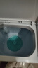 YANGZI扬子集团洗衣机半自动老式家用双桶大容量双缸洗衣机蓝光 洗脱双筒小型波轮 18KG 【洗11+7脱|洗脱分离|强劲电机】 实拍图