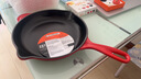 酷彩（Le Creuset）法国进口珐琅锅铸铁20/23/26cm圆形浅煎锅平底煎烤锅多功能平底锅 【1-3口之家】红色 23cm 实拍图