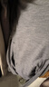 优衣库女装精纺美利奴羊毛圆领针织开衫/长袖通勤秋冬新款478331 05 天灰色 L 实拍图