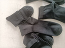 莫代尔10双100%纯棉袜子男防臭抗菌男袜秋冬中筒袜吸汗黑色商务男袜四季 【纯棉抗菌中筒】深灰＋黑色 10双 均码 【100%纯棉商务男袜】 实拍图