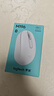 罗技（Logitech）M196 无线蓝牙鼠标 办公鼠标 笔记本商务办公家用 小巧便携 对称手型 珍珠白 实拍图