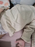 微狮牧尼婴儿保暖内衣秋冬套装纯棉宝宝秋衣秋裤打底衣儿童全棉睡衣两件套 肩开款【双层浅棕提花】 80 【推荐身高77-85cm】 实拍图