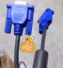 毕亚兹 高清VGA线 10米 vga电脑电视连接线 3+6 纯铜电脑显示器线 电脑电视投影仪线 视频线延长线 实拍图