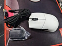 雷神（ThundeRobot）ML9mini 8K竞技版 高阶无孔轻量化无线游戏鼠标电竞办公有线2.4G蓝牙三模PAW3395 8k回报率 白色 实拍图