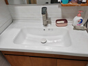 波彼（BOBI）台盆陶瓷一体盆洗手盆单盆阳台浴室柜卫生间半嵌入洗脸面盆池定制 【90*48CM】盆+弹跳下水+防臭管 实拍图