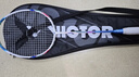 威克多胜利黄雅琼全碳素球拍小铁锤TK-HMRL AM珍珠白5U已穿线送手胶单拍 实拍图