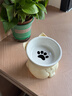 甜浪海猫碗陶瓷猫粮碗狗碗猫食盆猫咪喝水碗高脚斜口防打翻护颈喂食碗 实拍图