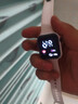 其他品牌高颜值LED手表时尚方形学生科技感超强夜光数字个性运动 白色 实拍图