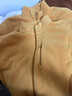 优衣库童装男童女童摇粒绒拉链茄克长袖外套夹克秋冬新款478141 46 鹅黄色 120 实拍图