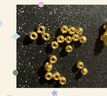吾皇老金小金珠黄金纯金足金999古法小金珠DIY转运珠配件情侣送女友 约0.03g 实拍图