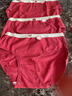 棉舒然红色内裤女生抗菌裆本命年2026马年结婚礼物新年大红少女三角短裤 实拍图