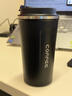 拜杰304不锈钢咖啡杯杯子马克杯双层防烫带盖保温保冷随行杯水杯510ML 实拍图