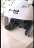 坦克摩托车头盔3C四分之三盔T536四季防风B.Duck电动车安全帽男女 纯净白色【经典】【彩色镜片+透明镜片】 L（建议头围56-58cm） 实拍图