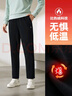 361°运动裤子女秋冬季跑步宽松加绒休闲裤直筒长裤卫裤662444701D 实拍图