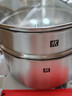 双立人（ZWILLING）双层汤锅蒸笼不锈钢深烧锅煲汤炖肉锅无涂层煮汤锅炖锅煮粥煮面锅 深烧锅+蒸笼 20cm 晒单实拍图