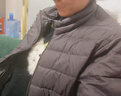 雪中飞男女立领秋羽绒百搭轻薄鸭绒立领修身轻盈隐藏式口袋 梦幻灰|8051-男 L 175/96A 实拍图