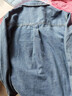 她享牛仔衬衫女新复古回潮长袖衬衣外套春秋装宽松休闲衬衫T143C5001 实拍图
