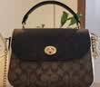 蔻驰（COACH）【品牌直供】女士MARLIE中号单肩手提斜挎包C1563礼物 实拍图