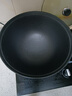夏老大章丘生铁锅 铸铁炒锅古法无涂层物理不易粘炒锅圆底双耳炒菜锅36 实拍图