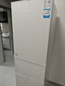 海尔（Haier）217升三门中门软冷冻宿舍租房家用办公室小冰箱小型节能省电BCD-217LHC3E0WV国家补贴15% 实拍图