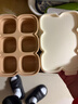 乐扣乐扣硅胶冰格模具带盖制冰盒网红辅食盒冰块盒DIY自制冰块 白色6格 实拍图