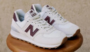 NEW BALANCE NB574官方休闲鞋女鞋复古舒适秋冬透气网鞋轻便百搭潮流运动鞋 米白色 WL574RCF 38 (脚长24.5cm)尺码详询客服 实拍图