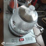 茶会友全自动上水电热水壶 茶台烧水壶 电茶壶煮泡茶家用办公一体茶桌嵌入式茶具电茶炉套装 1L 轻奢银-底部上水消毒款（37*20cm） 实拍图