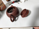 京东京造 宜兴紫砂壶手工【原矿紫泥】煮茶泡茶壶茶具 西施壶210ml礼盒装 实拍图