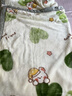 浪莎（langsha）拉舍尔儿童小毛毯冬季加厚加绒保暖幼儿园午睡盖毯被子单人午休毯 爱心萌宝【双层加厚 速热保暖】 100x120cm【重约1.5斤】 实拍图