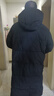 鸭鸭（YAYA）王一博同款冰壳系列户外极寒羽绒服男士新款长款情侣加厚女外套 青光黑色【现货速发】 3XL /190充绒312克 实拍图