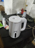 万利达烧水壶热水壶电热水壶不锈钢胆一体全自动恒温大容量家用快速壶开水壶双层防烫便携式电水壶 2L 亮白（加厚智能保温款） 实拍图